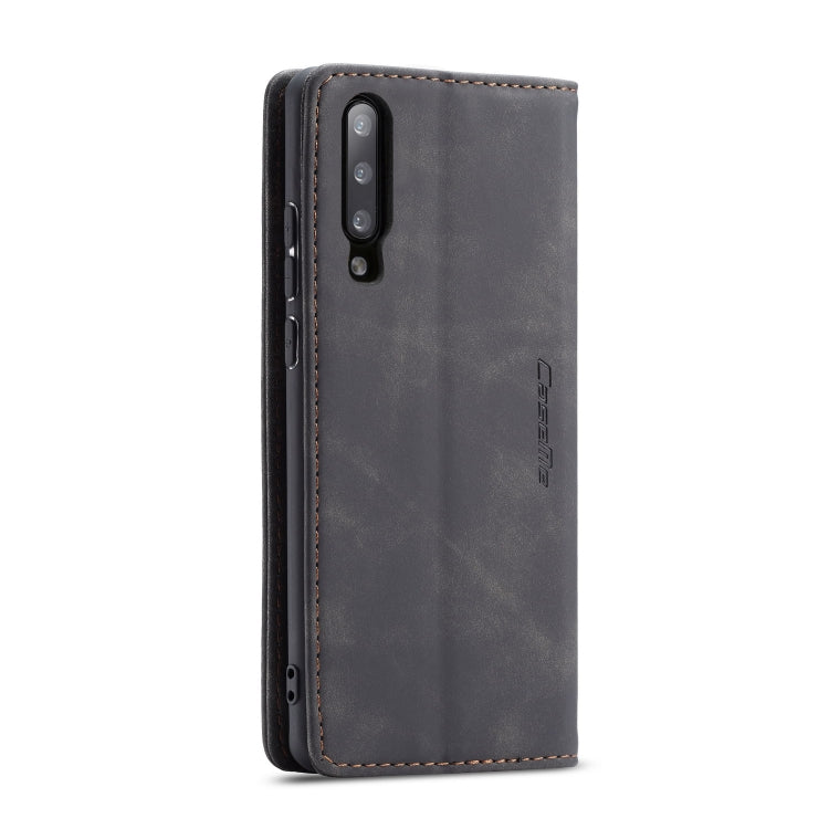 CaseMe-013 Multifunctional Retro Frosted Horizontal Flip Leather Case for Galaxy A70, with Card Slot & Holder & Zipper Wallet & Photo Frame, For Galaxy A70