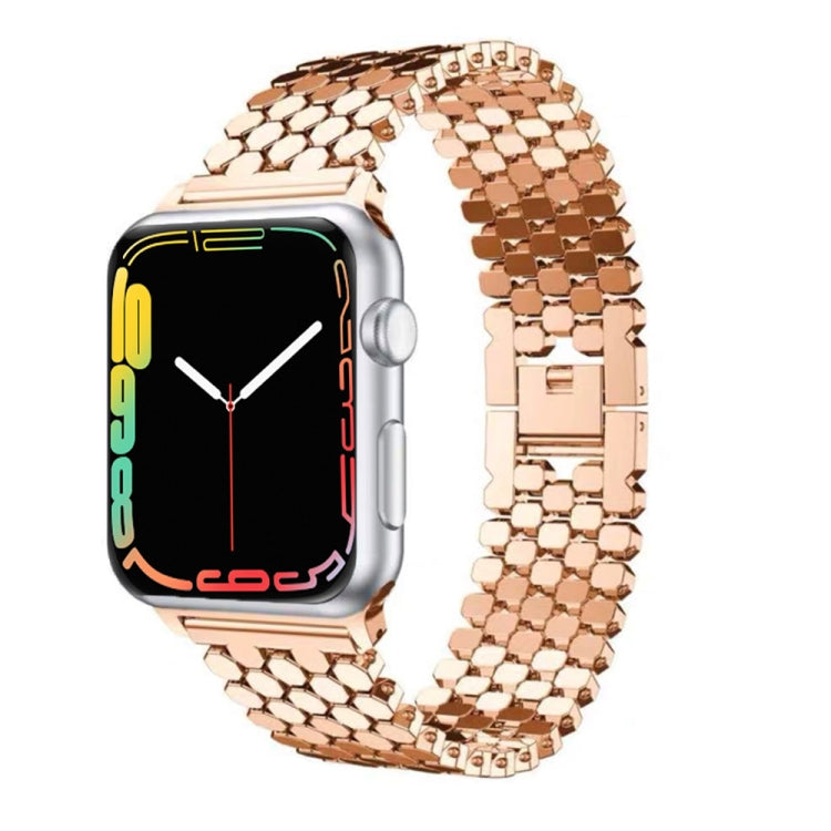 For Apple Watch Series 5 & 4 44mm / 3 & 2 & 1 42mm Honeycomb Stainless Steel Watchband Strap, For Apple Watch Series 5 & 4 44mm