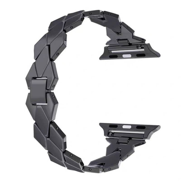 Apple Watch Series 5 &amp; 4 40mm / 3 &amp; 2 &amp; 1 38mm Diamond Stainless Steel Band, For Apple Watch Series 5 &amp; 4 40mm