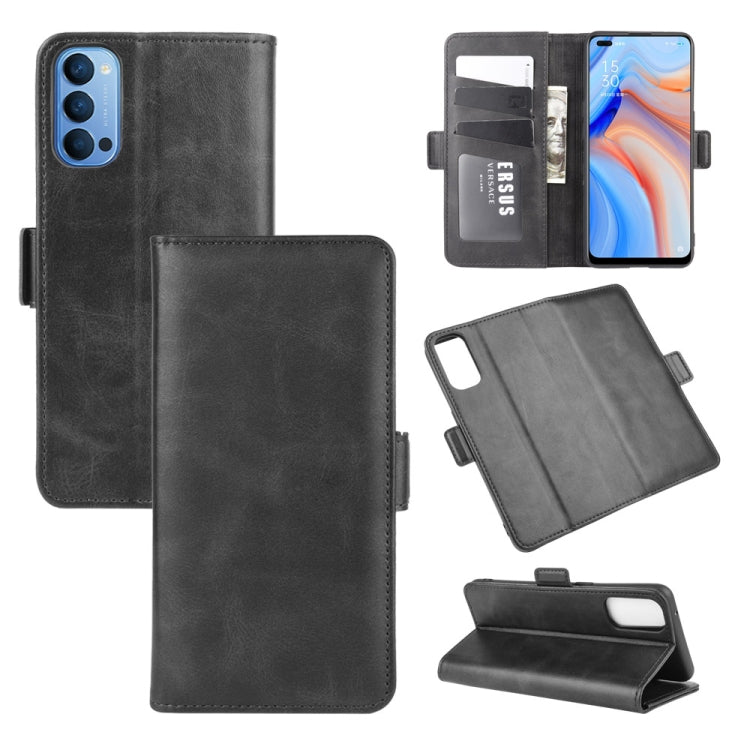 For OPPO Reno 4 5G Dual-side Magnetic Buckle Horizontal Flip Leather Case with Holder & Card Slots & Wallet, For OPPO Reno 4 5G, For OPPO Reno4 5G