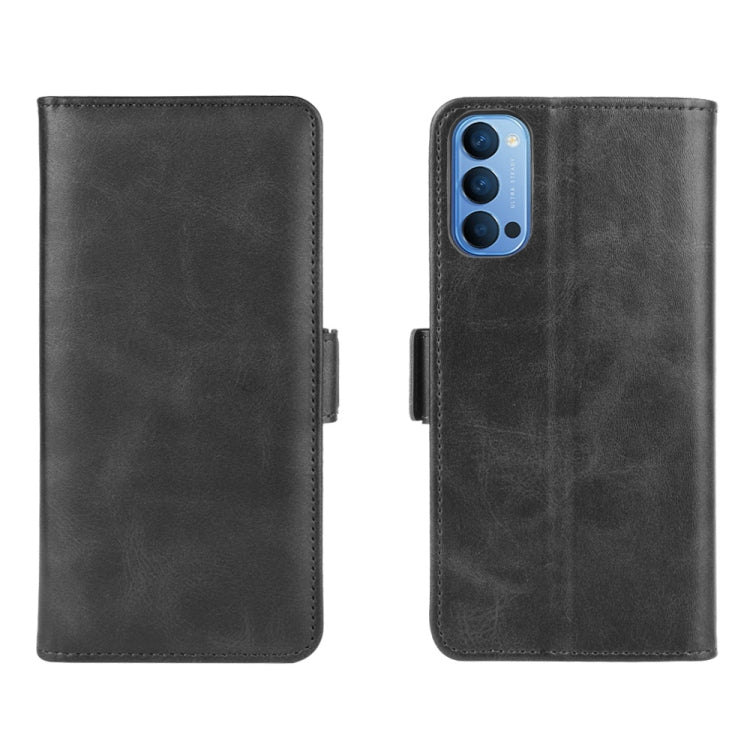 For OPPO Reno 4 5G Dual-side Magnetic Buckle Horizontal Flip Leather Case with Holder & Card Slots & Wallet, For OPPO Reno 4 5G, For OPPO Reno4 5G