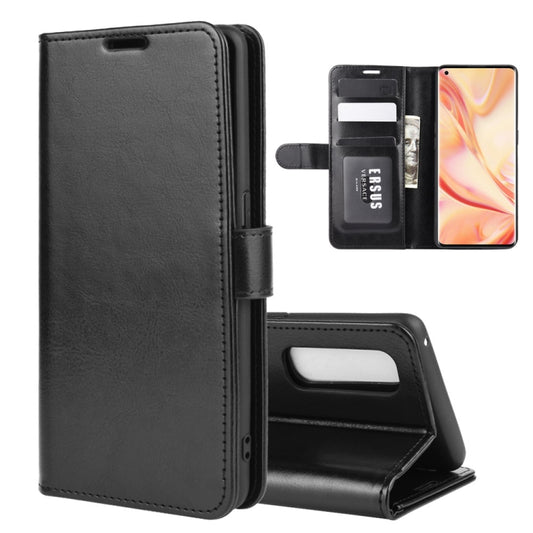 For OPPO Find X2 Pro R64 Texture Single Horizontal Flip Protective Case with Holder &amp; Card Slots &amp; Wallet&amp; Photo Frame, For OPPO Find X2 Pro