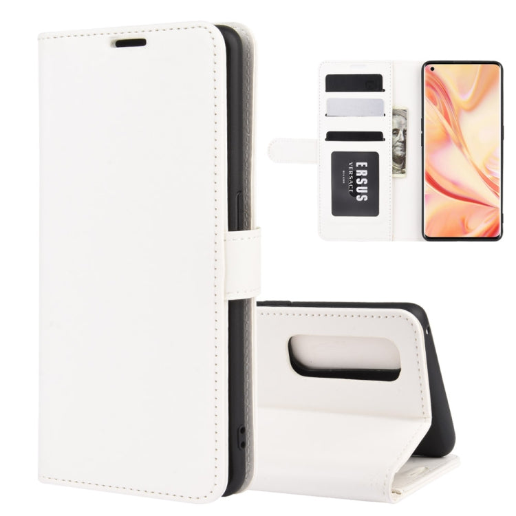 For OPPO Find X2 Pro  R64 Texture Single Horizontal Flip Protective Case with Holder & Card Slots & Wallet& Photo Frame, For OPPO Find X2 Pro