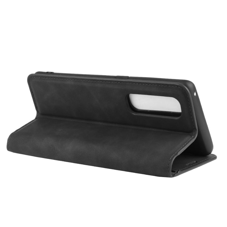 For OPPO Find X2 Pro Retro-skin Business Magnetic Suction Leather Case with Holder &amp; Card Slots &amp; Wallet, For OPPO Find X2 Pro