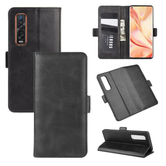 For OPPO Find X2 Pro Dual-side Magnetic Buckle Horizontal Flip Leather Case with Holder &amp; Card Slots &amp; Wallet, For OPPO Find X2 Pro