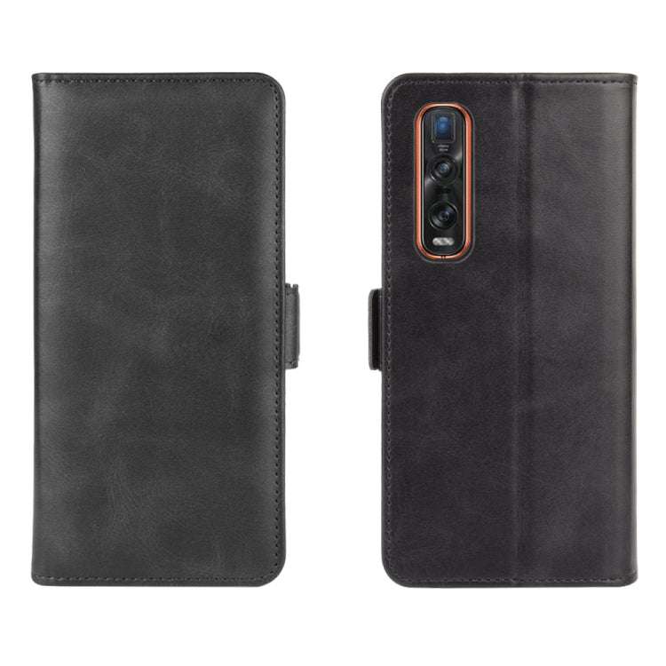 For OPPO Find X2 Pro Dual-side Magnetic Buckle Horizontal Flip Leather Case with Holder &amp; Card Slots &amp; Wallet, For OPPO Find X2 Pro