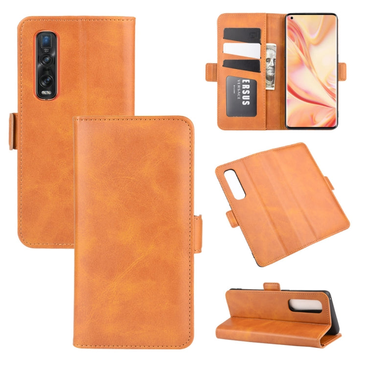 For OPPO Find X2 Pro Dual-side Magnetic Buckle Horizontal Flip Leather Case with Holder &amp; Card Slots &amp; Wallet, For OPPO Find X2 Pro