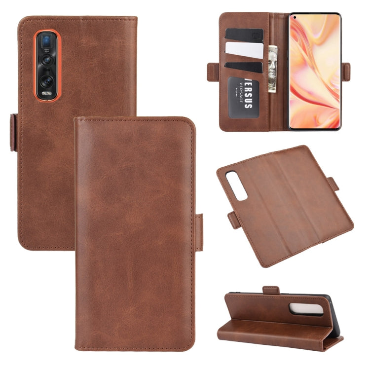 For OPPO Find X2 Pro Dual-side Magnetic Buckle Horizontal Flip Leather Case with Holder & Card Slots & Wallet, For OPPO Find X2 Pro