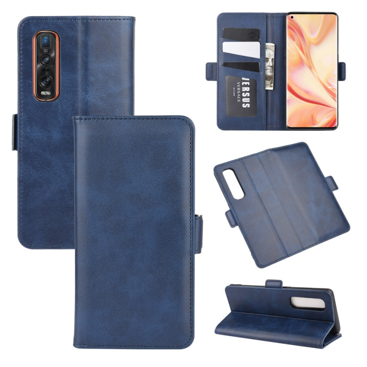 For OPPO Find X2 Pro Dual-side Magnetic Buckle Horizontal Flip Leather Case with Holder & Card Slots & Wallet, For OPPO Find X2 Pro