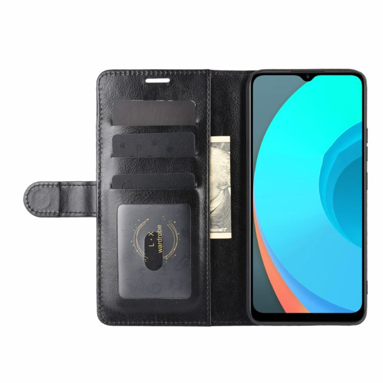 For OPPO Realme C11 R64 Texture Single Horizontal Flip Protective Case with Holder & Card Slots & Wallet& Photo Frame, For OPPO Realme C11