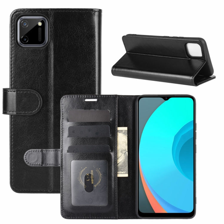 For OPPO Realme C11 R64 Texture Single Horizontal Flip Protective Case with Holder & Card Slots & Wallet& Photo Frame, For OPPO Realme C11