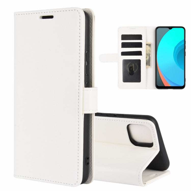 For OPPO Realme C11 R64 Texture Single Horizontal Flip Protective Case with Holder & Card Slots & Wallet& Photo Frame, For OPPO Realme C11