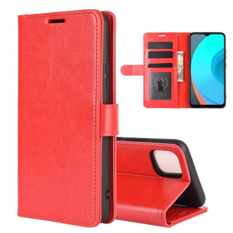 For OPPO Realme C11 R64 Texture Single Horizontal Flip Protective Case with Holder & Card Slots & Wallet& Photo Frame, For OPPO Realme C11