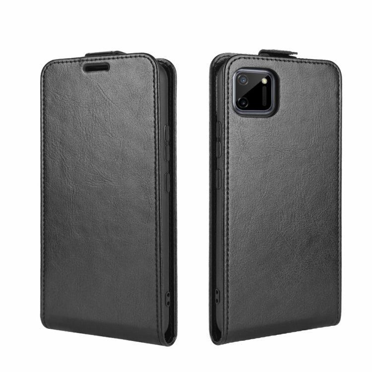 For Realme C11 R64 Texture Single Vertical Flip Leather Protective Case with Card Slots & Photo Frame, For OPPO Realme C11