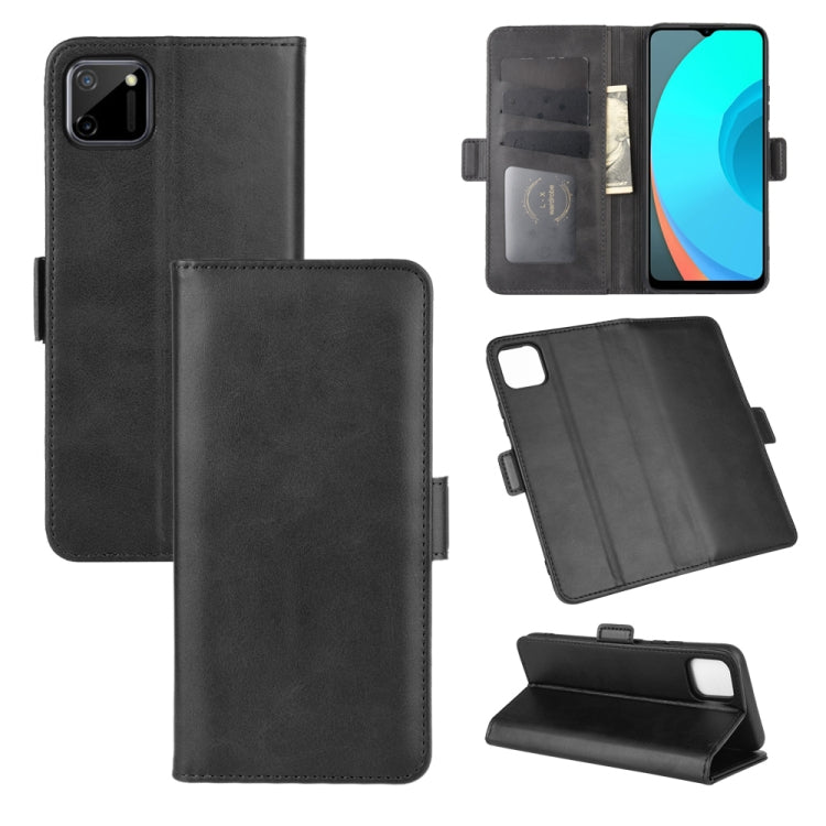 For OPPO Realme C11 Dual-side Magnetic Buckle Horizontal Flip Leather Case with Holder & Card Slots & Wallet, For OPPO Realme C11