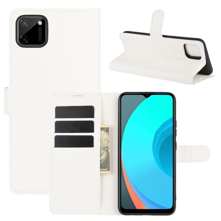 For OPPO Realme C11 Litchi Texture Horizontal Flip Protective Case with Holder & Card Slots & Wallet, For OPPO Realme C11