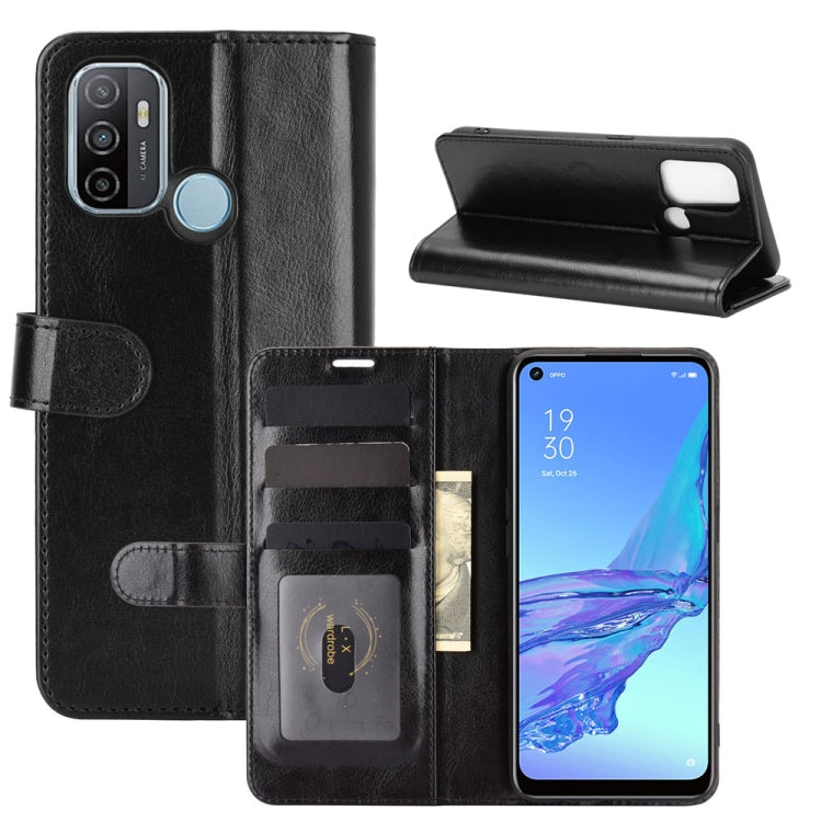 For OPPO A53 2020/OPPO A32 2020 R64 Texture Single Horizontal Flip Protective Case with Holder & Card Slots & Wallet& Photo Frame, For OPPO A53 2020