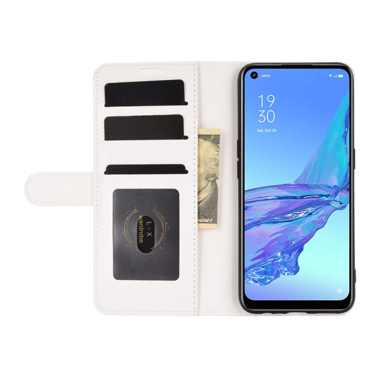 For OPPO A53 2020/OPPO A32 2020 R64 Texture Single Horizontal Flip Protective Case with Holder &amp; Card Slots &amp; Wallet&amp; Photo Frame, For OPPO A53 2020