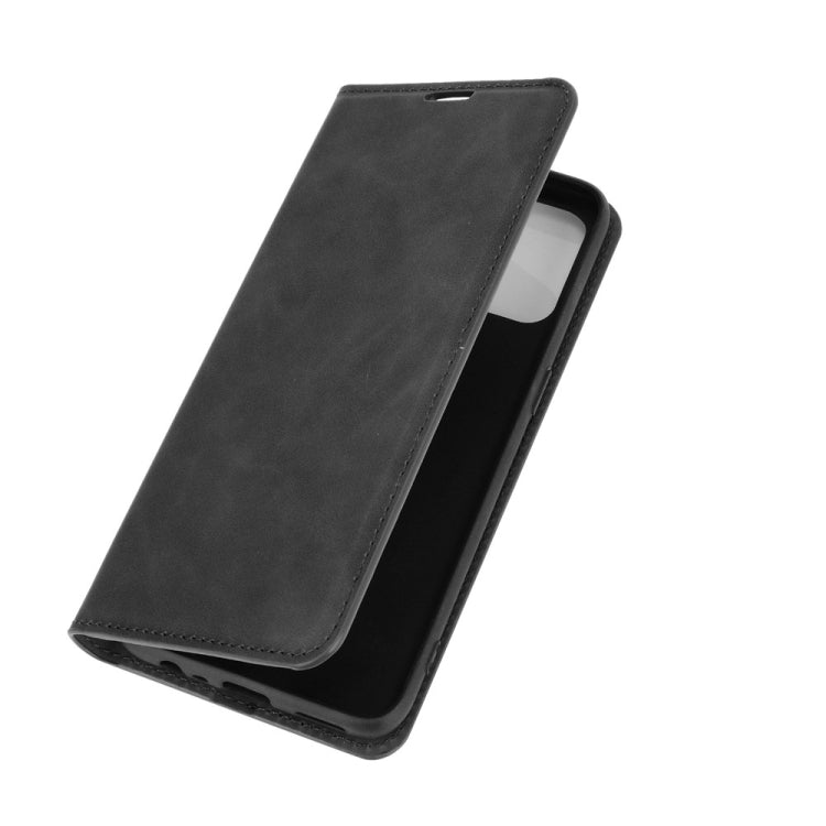 For OPPO A53 2020/OPPO A32 2020 Retro-skin Business Magnetic Suction Leather Case with Holder & Card Slots & Wallet, For OPPO A53 2020