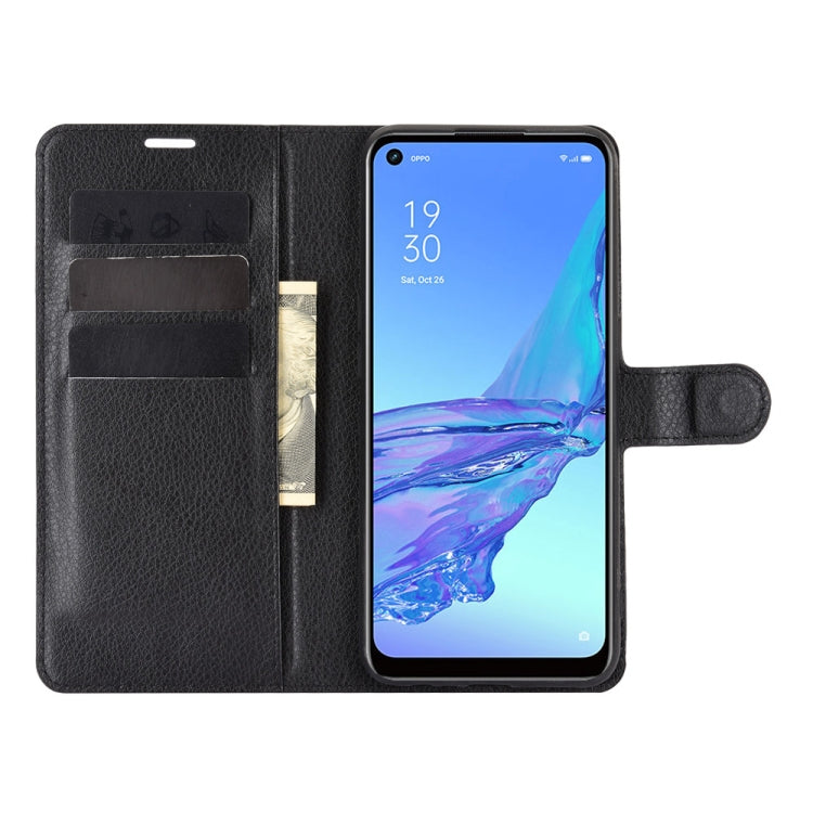 For OPPO A53 2020/OPPO A32 2020 Litchi Texture Horizontal Flip Protective Case with Holder & Card Slots & Wallet, For OPPO A53 2020