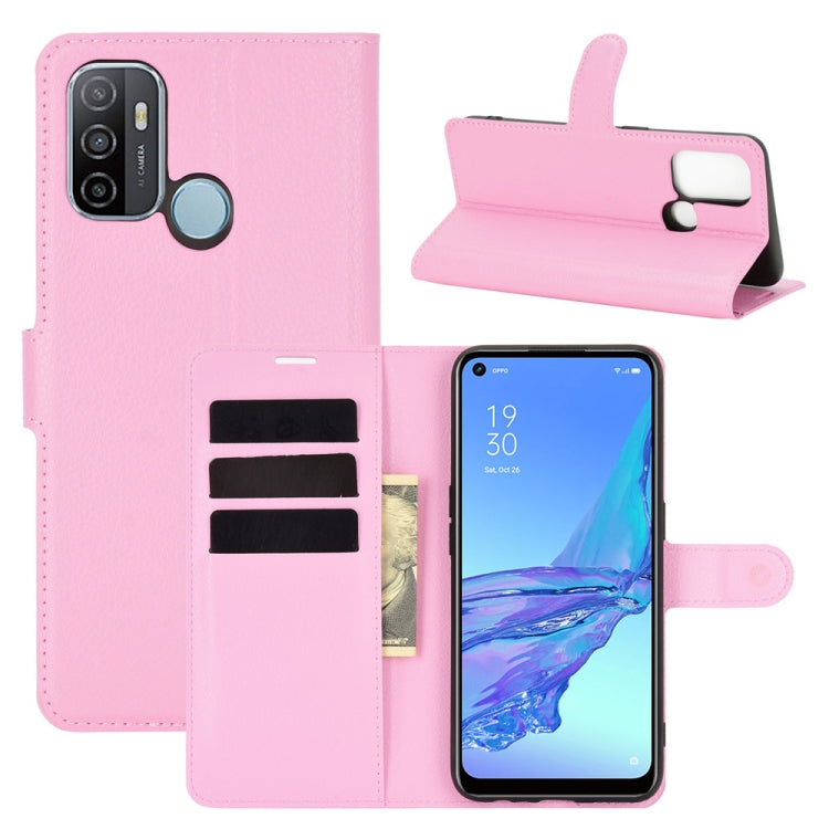 For OPPO A53 2020/OPPO A32 2020 Litchi Texture Horizontal Flip Protective Case with Holder & Card Slots & Wallet, For OPPO A53 2020