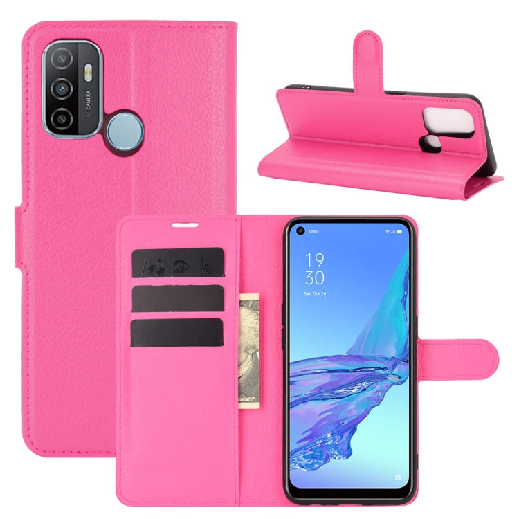 For OPPO A53 2020/OPPO A32 2020 Litchi Texture Horizontal Flip Protective Case with Holder & Card Slots & Wallet, For OPPO A53 2020