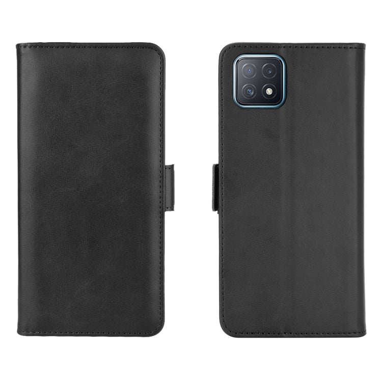 For OPPO A72 / A73 5G Dual-side Magnetic Buckle Horizontal Flip Leather Case with Holder & Card Slots & Wallet, For OPPO A72 / A73 5G