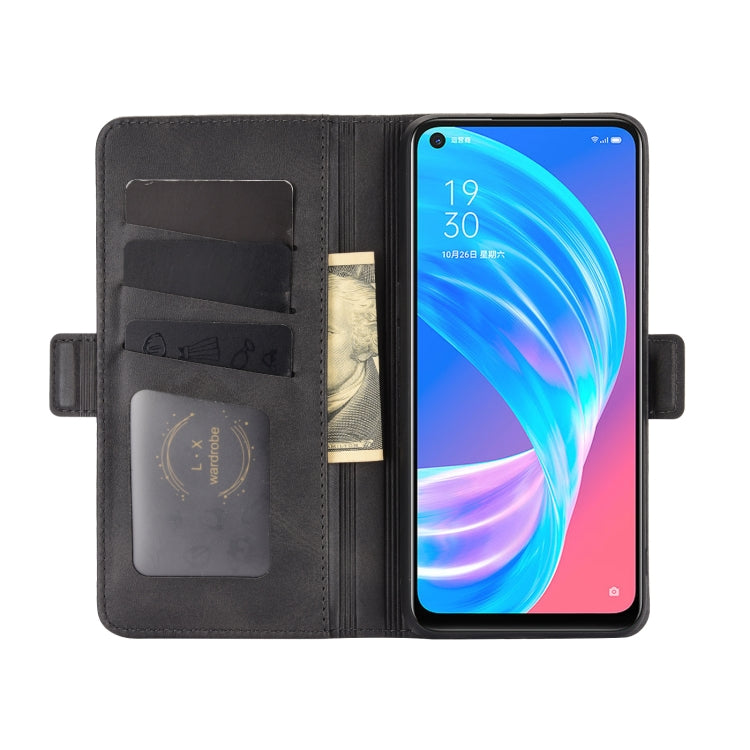 For OPPO A72 / A73 5G Dual-side Magnetic Buckle Horizontal Flip Leather Case with Holder & Card Slots & Wallet, For OPPO A72 / A73 5G