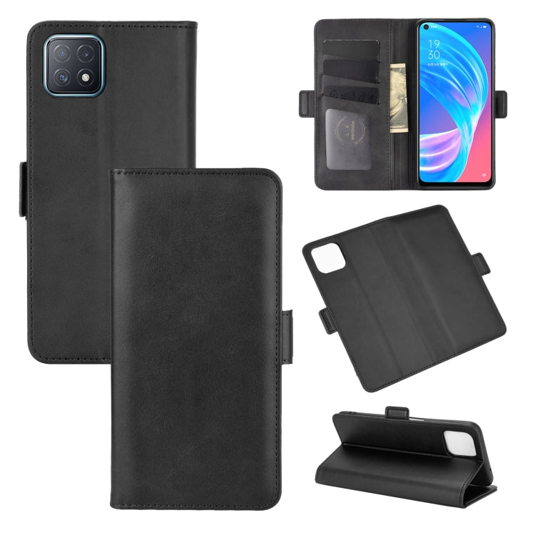 For OPPO A72 / A73 5G Dual-side Magnetic Buckle Horizontal Flip Leather Case with Holder & Card Slots & Wallet, For OPPO A72 / A73 5G