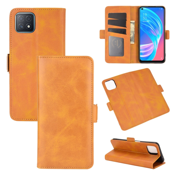 For OPPO A72 / A73 5G Dual-side Magnetic Buckle Horizontal Flip Leather Case with Holder &amp; Card Slots &amp; Wallet, For OPPO A72 / A73 5G