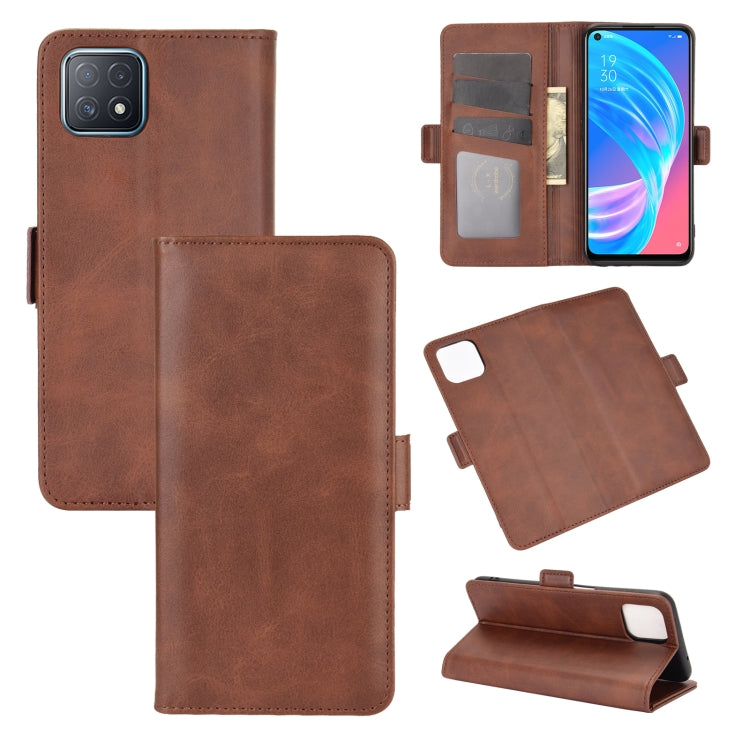 For OPPO A72 / A73 5G Dual-side Magnetic Buckle Horizontal Flip Leather Case with Holder & Card Slots & Wallet, For OPPO A72 / A73 5G