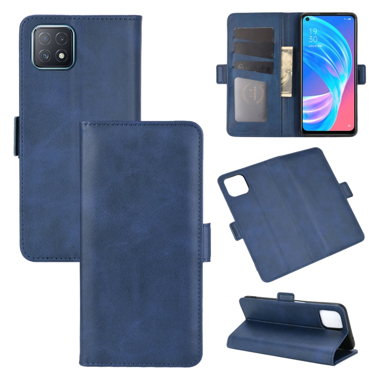 For OPPO A72 / A73 5G Dual-side Magnetic Buckle Horizontal Flip Leather Case with Holder &amp; Card Slots &amp; Wallet, For OPPO A72 / A73 5G