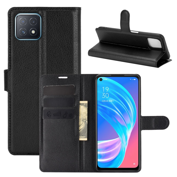 For OPPO A72 / A73 5G Litchi Texture Horizontal Flip Protective Case with Holder & Card Slots & Wallet, For OPPO A72 / A73 5G