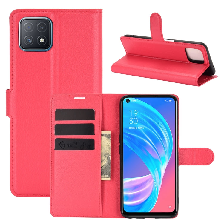 For OPPO A72 / A73 5G Litchi Texture Horizontal Flip Protective Case with Holder & Card Slots & Wallet, For OPPO A72 / A73 5G