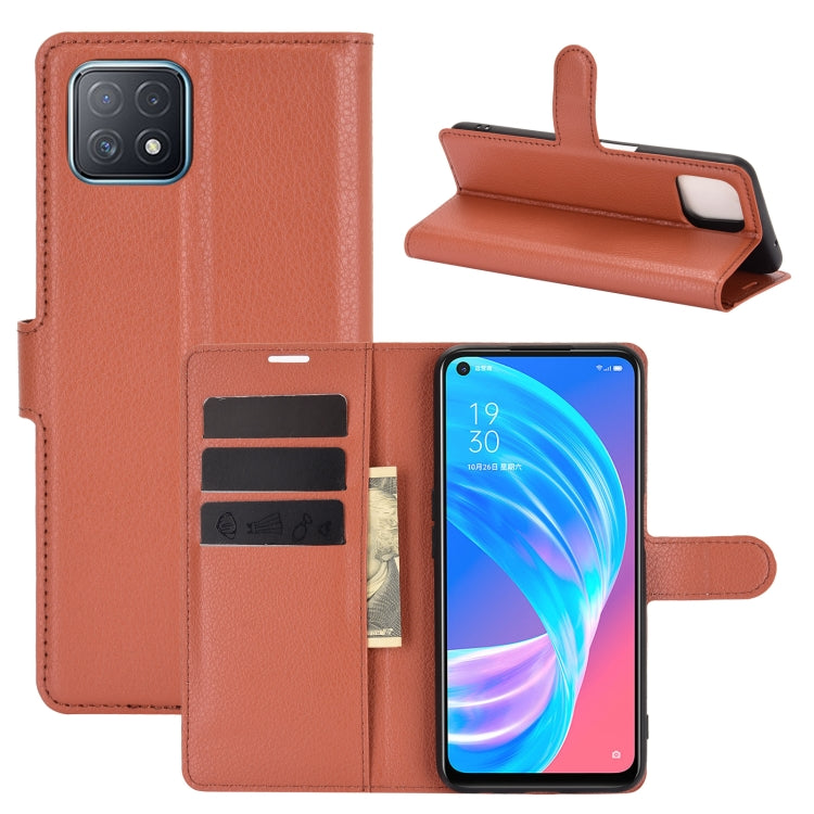 For OPPO A72 / A73 5G Litchi Texture Horizontal Flip Protective Case with Holder & Card Slots & Wallet, For OPPO A72 / A73 5G