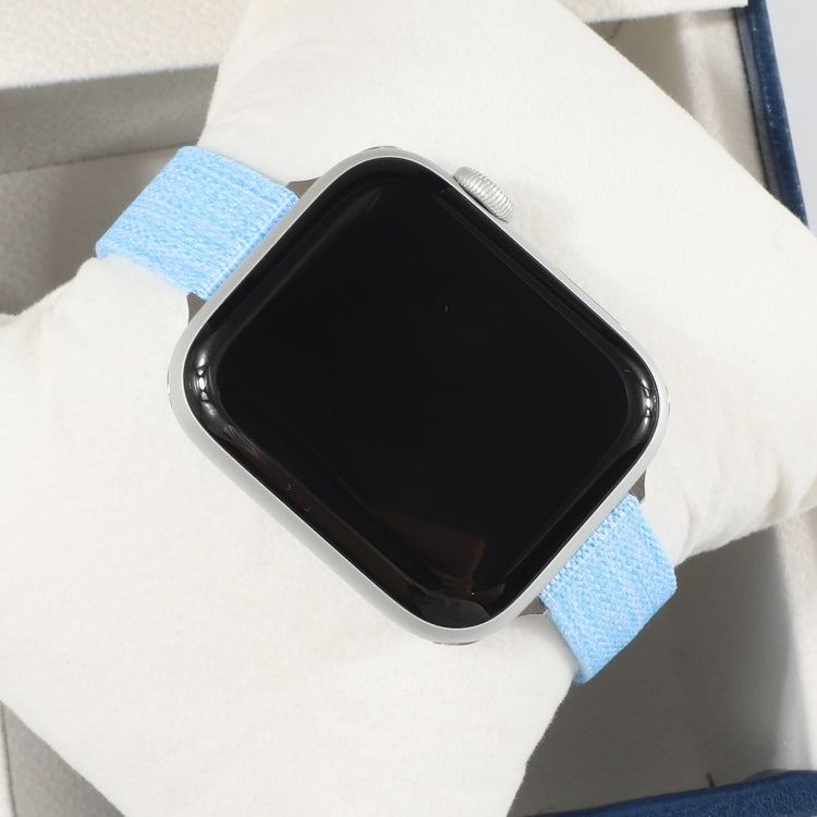 Woven Canvas Nylon Wrist Strap Watch Band, For Series 7 41mm / 6 & SE & 5 & 4 40mm / 3 & 2 & 1 38mm, For Series 7 45mm / 6 & SE & 5 & 4 44mm / 3 & 2 & 1 42mm