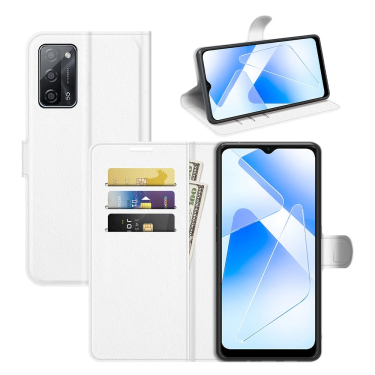 For OPPO A55 5G Litchi Texture Horizontal Flip Protective Case with Holder &amp; Card Slots &amp; Wallet, For OPPO A55 5G