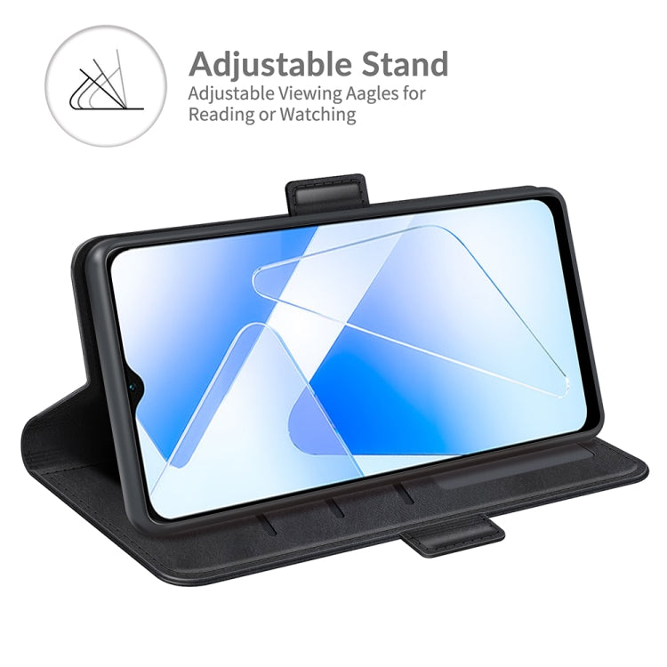 For OPPO A55 5G Dual-side Magnetic Buckle Horizontal Flip Leather Case with Holder &amp; Card Slots &amp; Wallet, For OPPO A55 5G