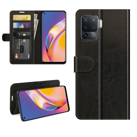 For OPPO A94 4G / F19 Pro / Reno5 Lite R64 Texture Single Horizontal Flip Protective Case with Holder &amp; Card Slots &amp; Wallet &amp; Photo Frame, For OPPO A94 4G