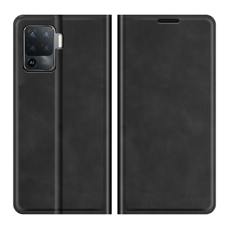 For OPPO A94 4G / F19 Pro / Reno5 Lite Retro-skin Business Magnetic Suction Leather Case with Holder & Card Slots & Wallet, For OPPO A94 4G