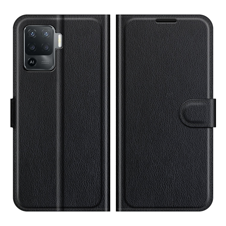 For OPPO A94 4G / F19 Pro / Reno 5 Lite Litchi Texture Horizontal Flip Protective Case with Holder & Card Slots & Wallet, For OPPO A94 4G