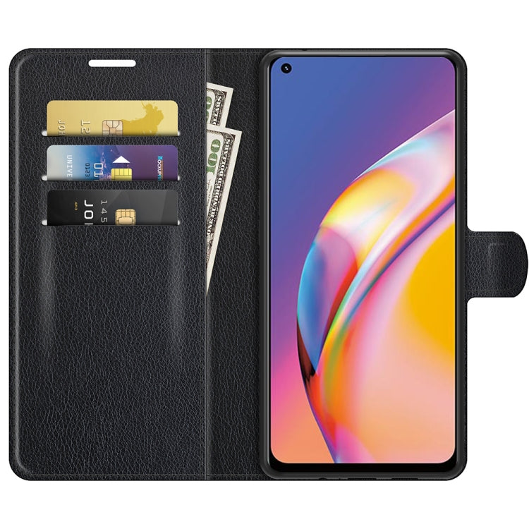 For OPPO A94 4G / F19 Pro / Reno 5 Lite Litchi Texture Horizontal Flip Protective Case with Holder & Card Slots & Wallet, For OPPO A94 4G