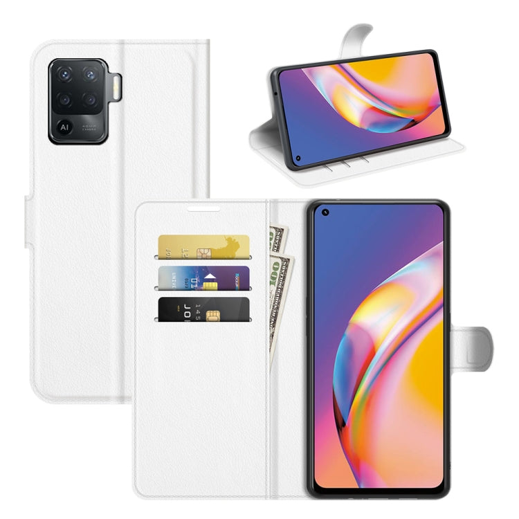 For OPPO A94 4G / F19 Pro / Reno 5 Lite Litchi Texture Horizontal Flip Protective Case with Holder & Card Slots & Wallet, For OPPO A94 4G