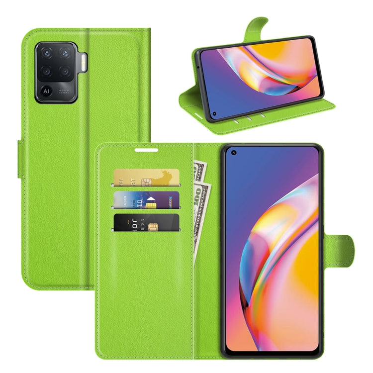 For OPPO A94 4G / F19 Pro / Reno 5 Lite Litchi Texture Horizontal Flip Protective Case with Holder & Card Slots & Wallet, For OPPO A94 4G