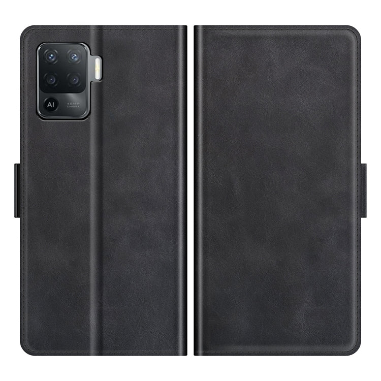 For OPPO A94 4G / F19 Pro / Reno 5 Lite Dual-side Magnetic Buckle Horizontal Flip Leather Case with Holder & Card Slots & Wallet, For OPPO A94 4G