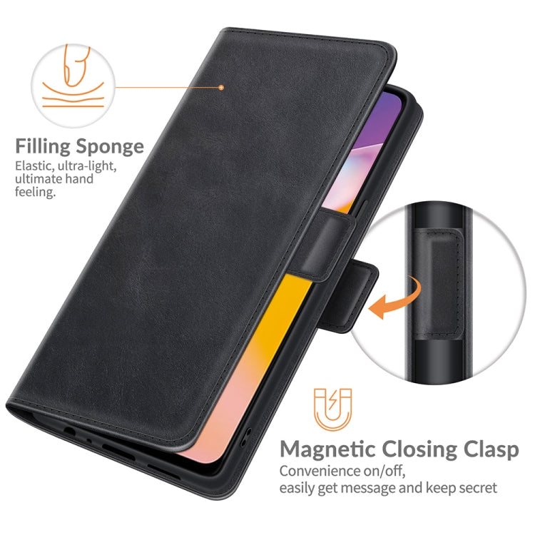 For OPPO A94 4G / F19 Pro / Reno 5 Lite Dual-side Magnetic Buckle Horizontal Flip Leather Case with Holder & Card Slots & Wallet, For OPPO A94 4G