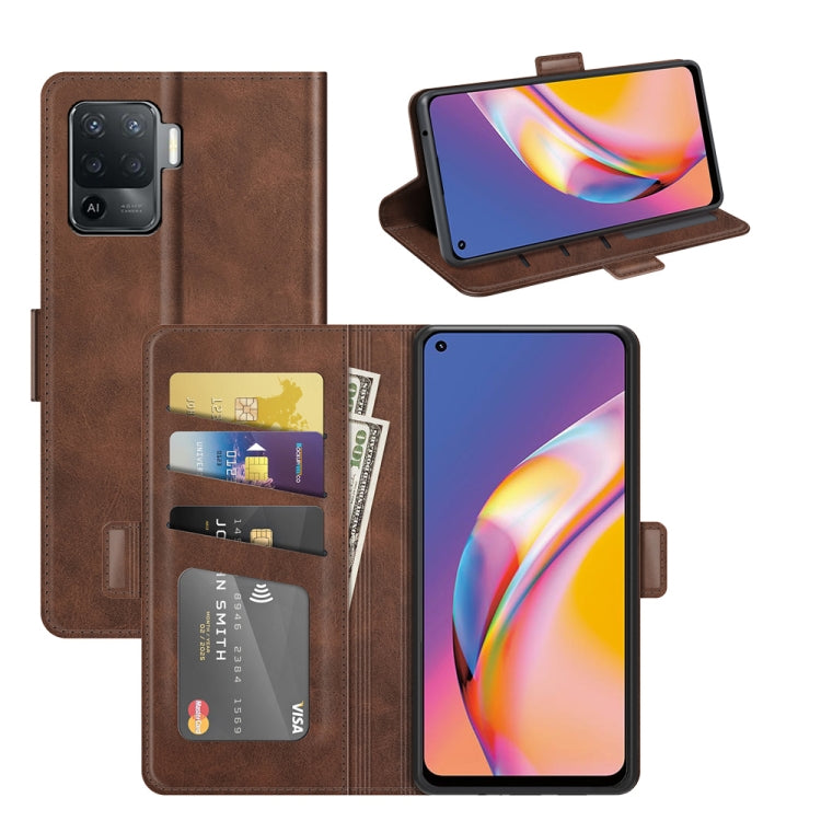 For OPPO A94 4G / F19 Pro / Reno 5 Lite Dual-side Magnetic Buckle Horizontal Flip Leather Case with Holder & Card Slots & Wallet, For OPPO A94 4G