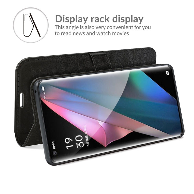 For OPPO Find X3 Pro / Find X3 R64 Texture Single Horizontal Flip Protective Case with Holder & Card Slots & Wallet& Photo Frame, For OPPO Find X3 Pro