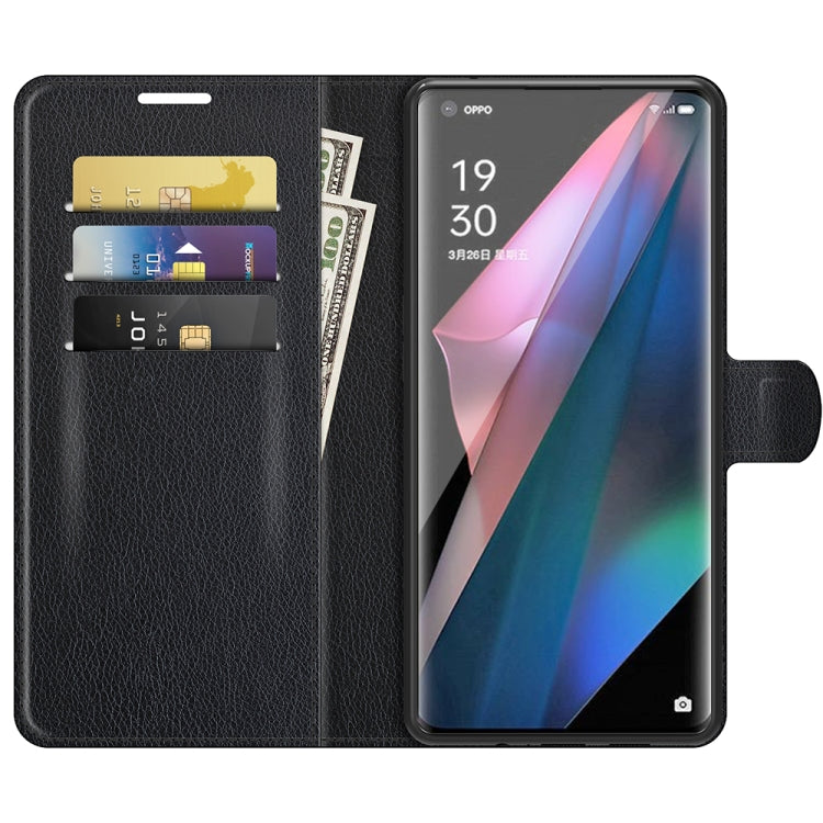 For OPPO Find X3 Pro / Find X3 Litchi Texture Horizontal Flip Protective Case with Holder & Card Slots & Wallet, For OPPO Find X3 Pro