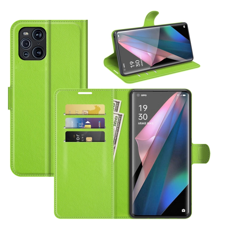 For OPPO Find X3 Pro / Find X3 Litchi Texture Horizontal Flip Protective Case with Holder & Card Slots & Wallet, For OPPO Find X3 Pro